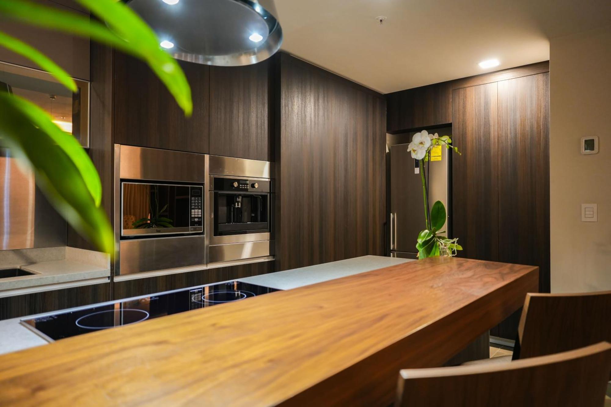 Metria Hotel León Buitenkant foto A modern kitchen